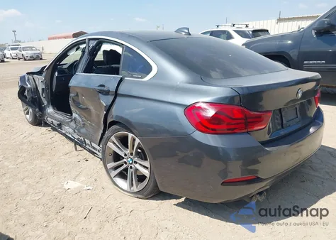 2018 BMW 430I Gran Coupe z USA, uszkodzony, nr VIN WBA4J1C55JBM10324